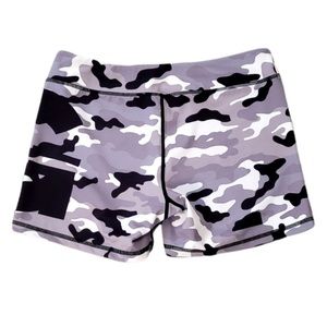 GRRRL grey camo shorts